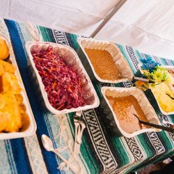 A Dia de los Muertos-themed wedding in the Arizona mountains