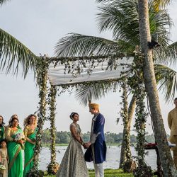 A spectacular three-day backwater wedding in India
