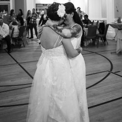 A whimsical poly wedding joining two families in awesomeness
