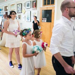 A whimsical polyamorous wedding joining two families in awesomeness