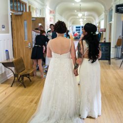 A whimsical polyamorous wedding joining two families in awesomeness