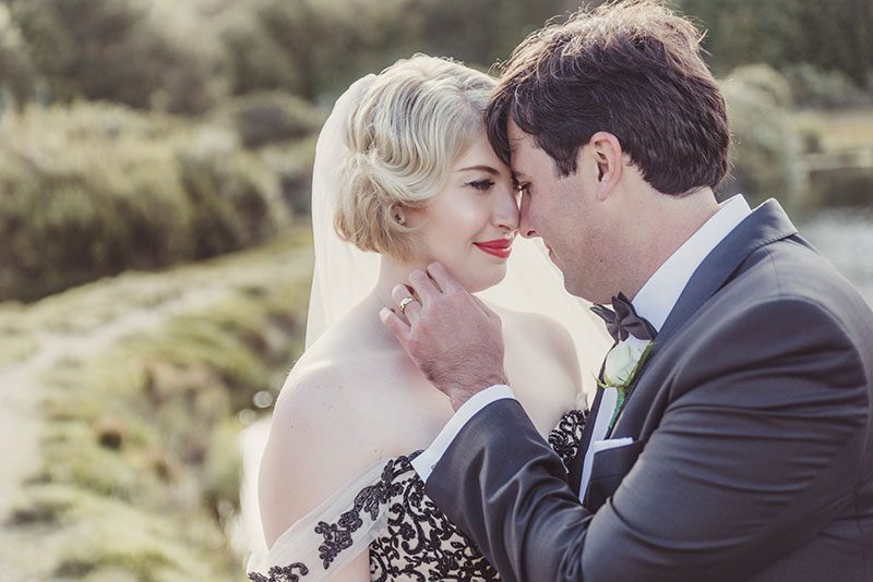 A tiny destination wedding on a forest mountaintop in Tasmania