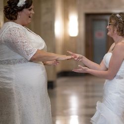 JandC 129 - A destination elopement with Voodoo Doughnuts and Red Rocks A lesbian wedding with donuts and Red Rocks