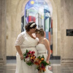 JandC 199 - A destination elopement with Voodoo Doughnuts and Red Rocks A lesbian wedding with donuts and Red Rocks