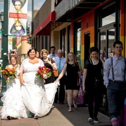 JandC 242 - A destination elopement with Voodoo Doughnuts and Red Rocks A lesbian wedding with donuts and Red Rocks