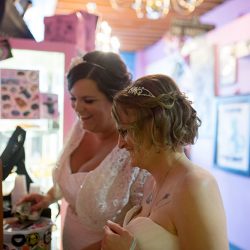 JandC 252 - A destination elopement with Voodoo Doughnuts and Red Rocks A lesbian wedding with donuts and Red Rocks