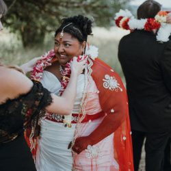 This couple recreated their wedding at a multicultural East meets West wedding shoot