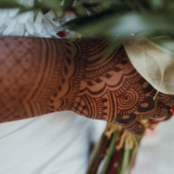This couple recreated their wedding at a multicultural wedding