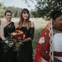 This couple recreated their wedding at a multicultural East meets West wedding shoot