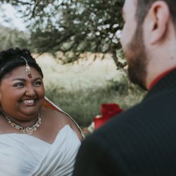 This couple recreated their wedding at a multicultural East meets West wedding shoot