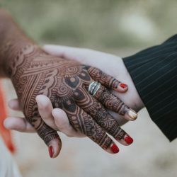 This couple recreated their wedding at a multicultural East meets West wedding shoot