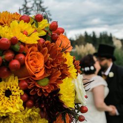 Tiffany Matthews Favorites 0030 - A vintage-inspired Halloween wedding ball (with classic horror movie photo booths!) A vintage-inspired Halloween wedding ball (with classic horror movie photo booths!)
