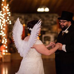 Tiffany Matthews Favorites 0046 - A vintage-inspired Halloween wedding ball (with classic horror movie photo booths!) A vintage Halloween spooky wedding
