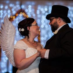 Tiffany Matthews Favorites 0047 - A vintage-inspired Halloween wedding ball (with classic horror movie photo booths!) A vintage Halloween spooky wedding
