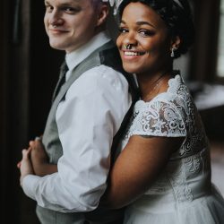peterjennahighres 235 - Pink hair + rainbows abound at this vividly geeky wedding Pink hair + rainbows abound at this vividly geeky wedding
