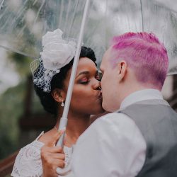 peterjennahighres 509e - Pink hair + rainbows abound at this vividly geeky wedding peterjennahighres 509e