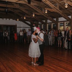 peterjennahighres 590 - Pink hair + rainbows abound at this vividly geeky wedding Pink hair + rainbows abound at this vividly geeky wedding
