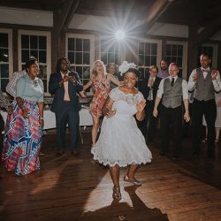 peterjennahighres 647 - Pink hair + rainbows abound at this vividly geeky wedding Pink hair + rainbows abound at this vividly geeky wedding
