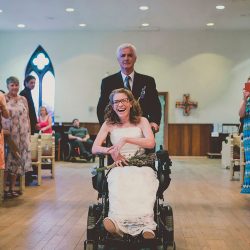 CEREMONY 3112 - Get lost in the greenery at this herbal garden wedding (and see how they scored the perfect disability-friendly venue!) Get lost in the greenery at this herbal-themed wedding