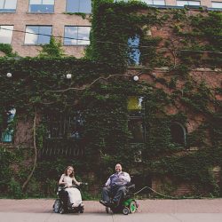 COUPLE 5012 - Get lost in the greenery at this herbal garden wedding (and see how they scored the perfect disability-friendly venue!) Get lost in the greenery at this herb themed wedding