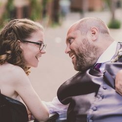COUPLE 5023 - Get lost in the greenery at this herbal garden wedding (and see how they scored the perfect disability-friendly venue!) Get lost in the greenery at this herb themed wedding