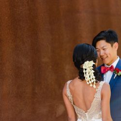 Kamath Chen CourtneyBowldenPhotography neenaalbert113 low - Three cultures combine at this radiant sculpture park wedding in Seattle Three cultures combine at this radiant sculpture park wedding in Seattle
