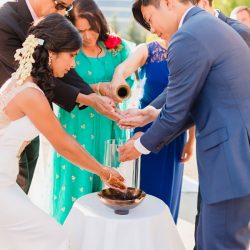 Kamath Chen CourtneyBowldenPhotography neenaalbert425 low - Three cultures combine at this radiant sculpture park wedding in Seattle Three cultures combine at this radiant wedding