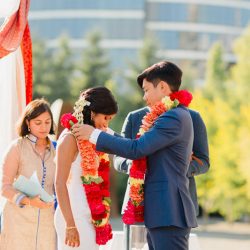 Kamath Chen CourtneyBowldenPhotography neenaalbert441 low - Three cultures combine at this radiant sculpture park wedding in Seattle Three cultures combine at this radiant wedding
