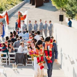 Kamath Chen CourtneyBowldenPhotography neenaalbert518 low - Three cultures combine at this radiant sculpture park wedding in Seattle Three cultures combine at this radiant wedding