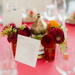 Kamath Chen CourtneyBowldenPhotography neenaalbert574 low - Three cultures combine at this radiant sculpture park wedding in Seattle Three cultures combine at this colorful wedding