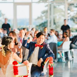 Kamath Chen CourtneyBowldenPhotography neenaalbert704 low - Three cultures combine at this radiant sculpture park wedding in Seattle Three cultures combine at this colorful wedding
