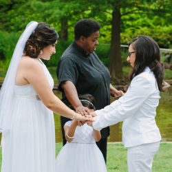 Robyn Icks Photography 056 - A garden ceremony & haunted hotel wedding in Oklahoma A fab same-sex hotel wedding in Oklahoma