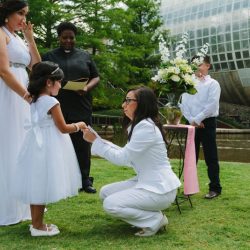 Robyn Icks Photography 064 - A garden ceremony & haunted hotel wedding in Oklahoma A fab same-sex hotel wedding in Oklahoma