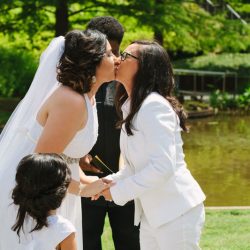 Robyn Icks Photography 071 - A garden ceremony & haunted hotel wedding in Oklahoma A fab same-sex hotel wedding in Oklahoma