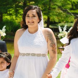 Robyn Icks Photography 073 - A garden ceremony & haunted hotel wedding in Oklahoma A fab same-sex hotel wedding in Oklahoma