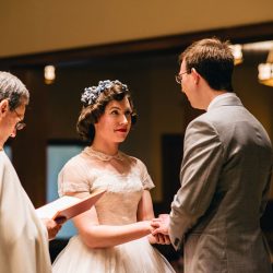 Have tea at this 1950s retro wedding