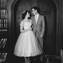 Have tea at this 1950s retro wedding