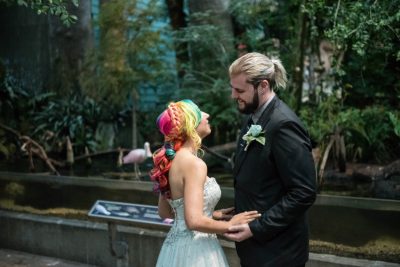 Untitled 1d - This aquarium wedding was perfect for a mermaid-haired bride named after a mermaid This aquarium wedding was perfect for a mermaid-haired bride named after a mermaid