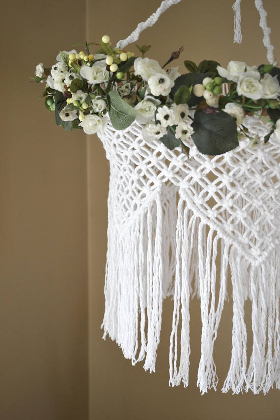 Why we're obsessed with the hanging flower decor trend