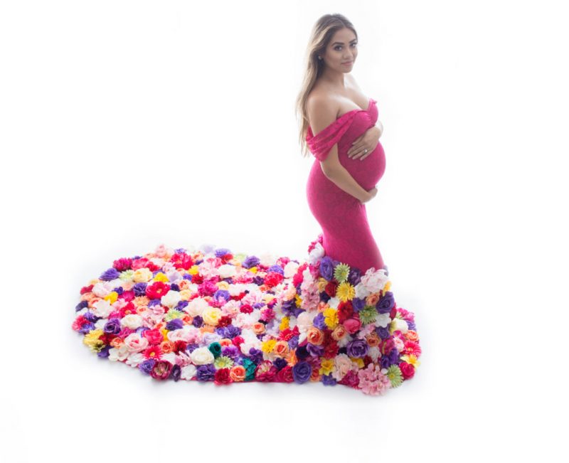 Colorful, stunning, and totally non-boring maternity wedding gowns (yep, they exist!)