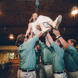 Poconos nature-filled camp wedding