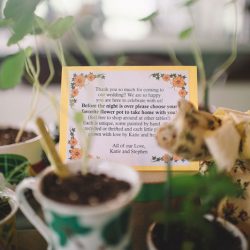 Poconos nature-filled camp wedding