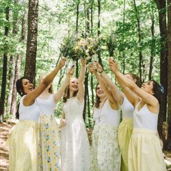 Poconos camp wedding
