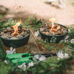 Poconos camp wedding
