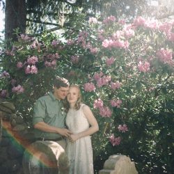 Poconos nature-filled camp wedding