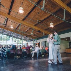 Poconos nature-filled camp wedding