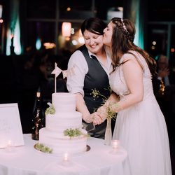 JK 402 - An intimate queer lady seaside meets enchanted library wedding An intimate queer lady seaside meets enchanted library wedding
