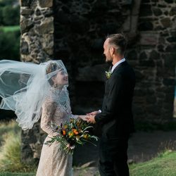 Vintage style and stunning views at this Scottish elopement