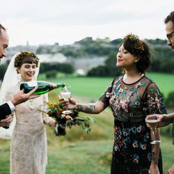 Vintage style and stunning views at this Scottish elopement