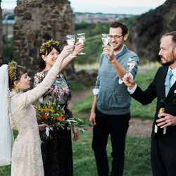 Vintage style and stunning views at this Scottish elopement